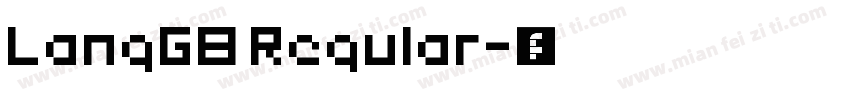 LangGB Regular字体转换